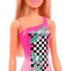 Boneca Barbie Fashion Praiana Loira Maio Rosa Mattel - Imagem 4