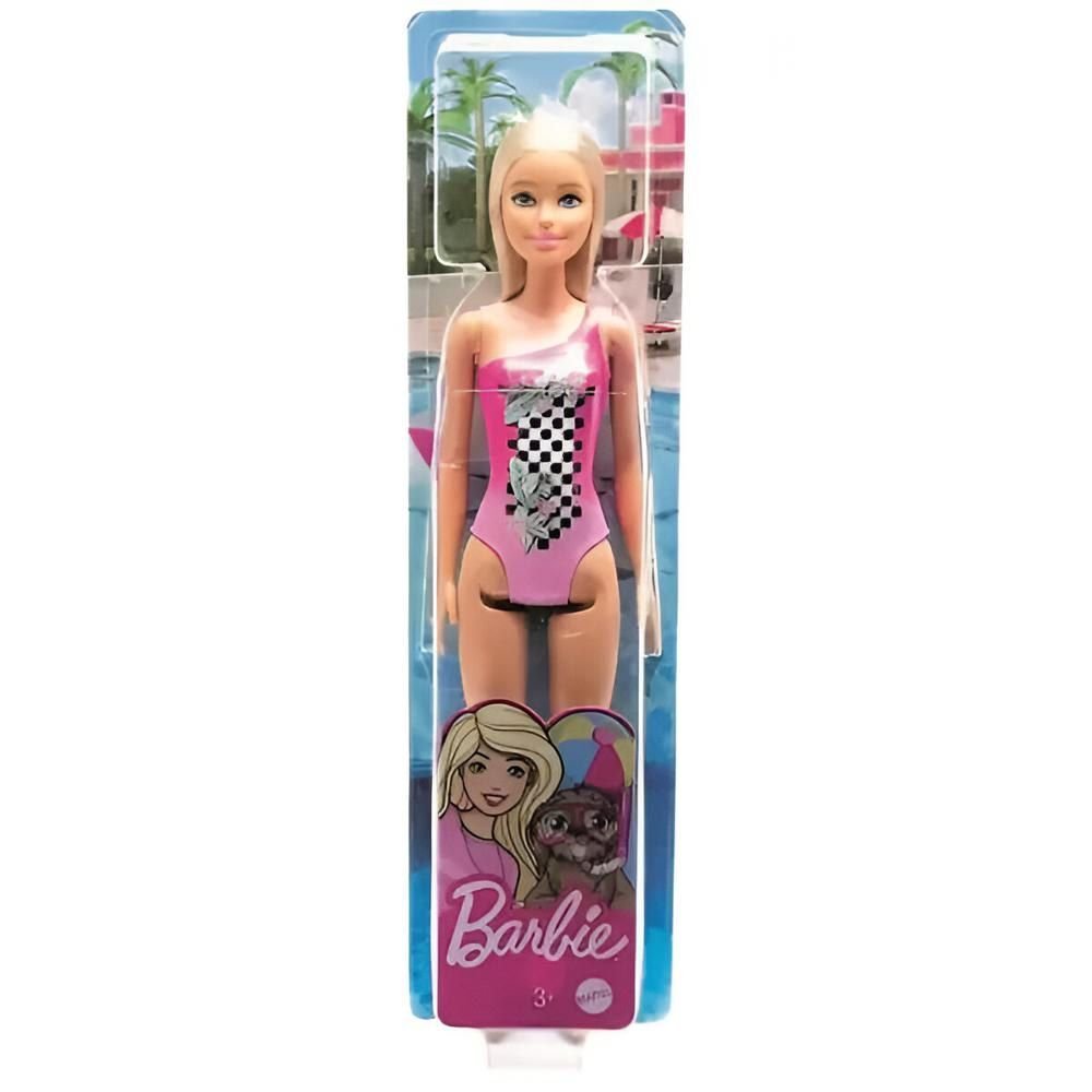 Boneca Barbie Fashion Praiana Loira Maio Rosa Mattel – Papelaria Pigmeu