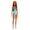 Boneca Barbie Fashion Praiana Morena Maio Azul Mattel - Imagem 3