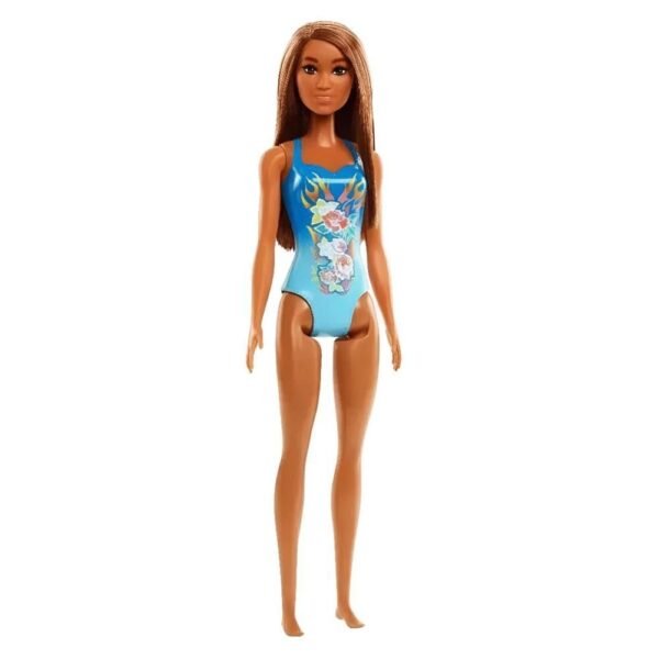 Boneca Barbie Fashion Praiana Morena Maio Azul Mattel - Imagem 3
