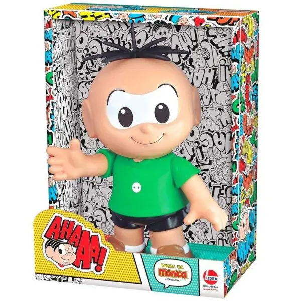 Boneco De Vinil Articulado Turma Da Monica Cebolinha 30cm - Imagem 3