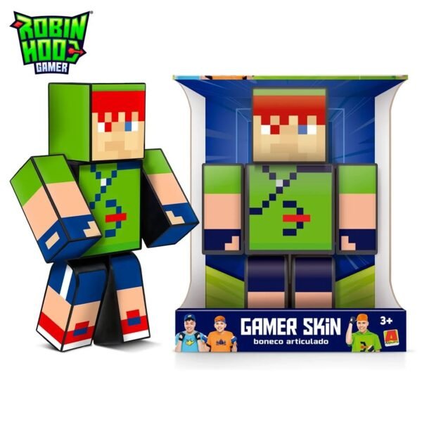 Boneco Robin Hood 25cm Familia Arqueira Gamer Skin Algazarra