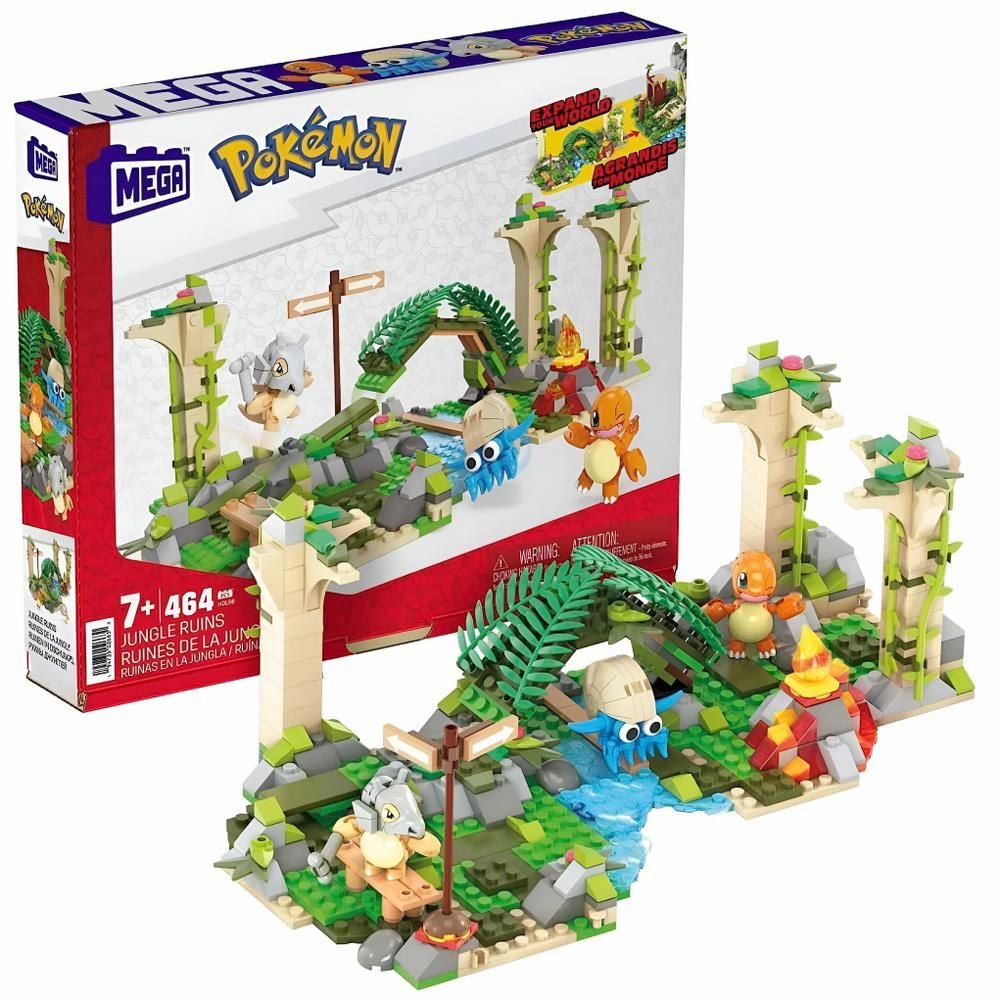 Mega Contrux Pokemon Ruinas Esquecidas 464 Pecas HDL86
