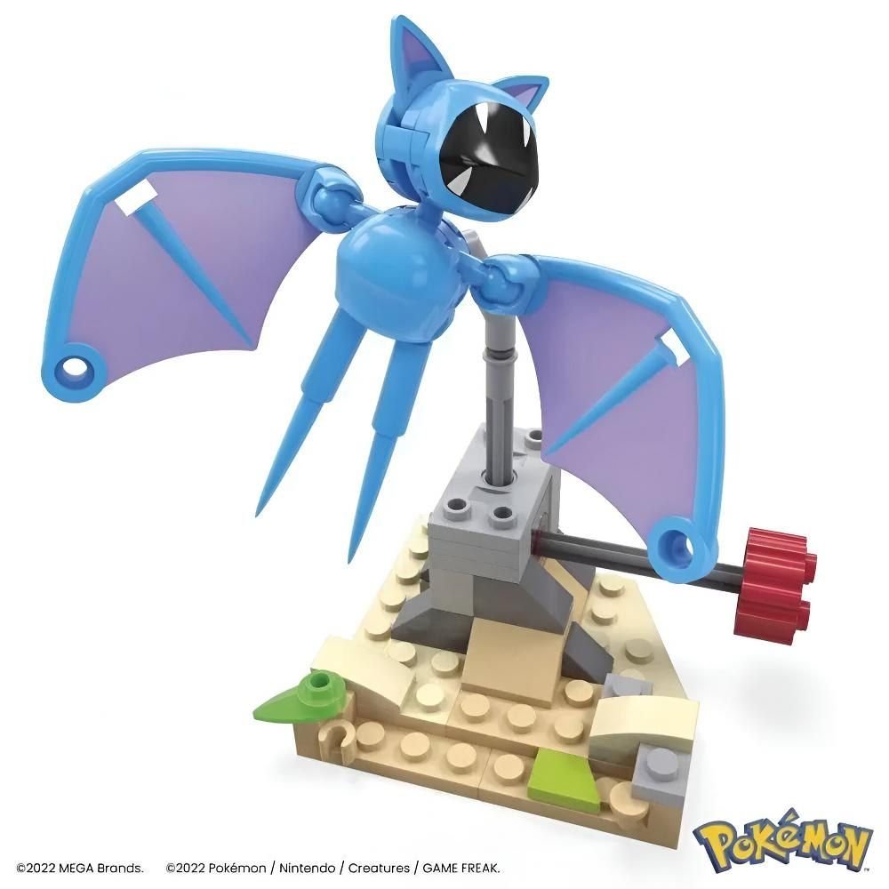 Mega Contrux Pokemon Zubat Conjunto Floresta 61 Pecas HKT19 - Imagem 2