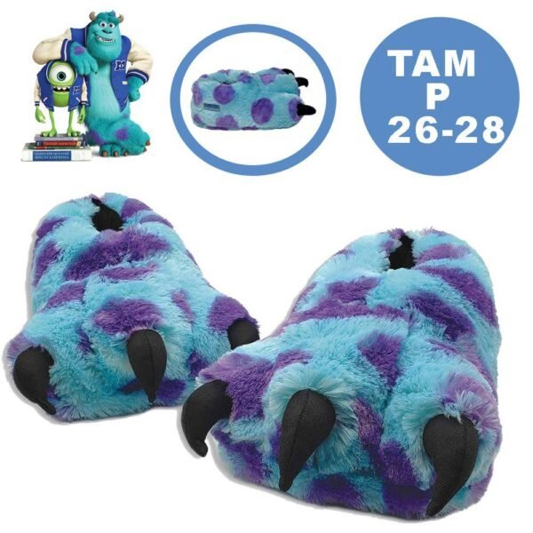 Pantufa Infantil Monstros S A Sulley Tamanho P Zona Criativa