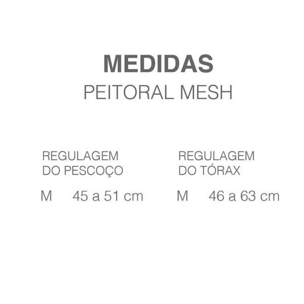 Peitoral Coleira Mesh Colmeia Tamanho M Meemo - Imagem 3