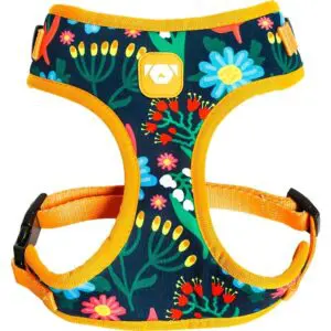 Peitoral Coleira Mesh Flower Tamanho P Meemo