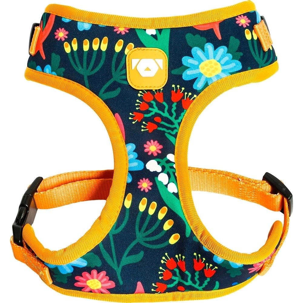 Peitoral Coleira Mesh Flower Tamanho P Meemo