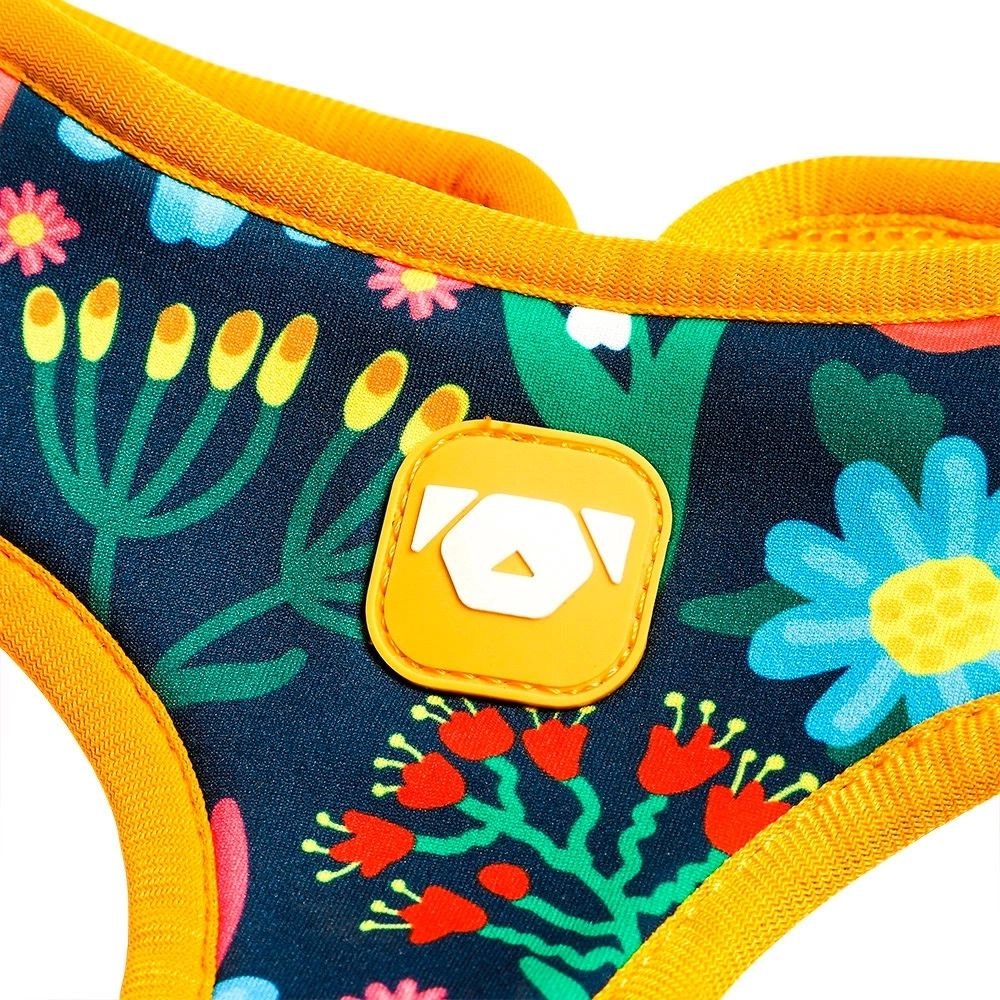 Peitoral Coleira Mesh Flower Tamanho P Meemo - Imagem 2