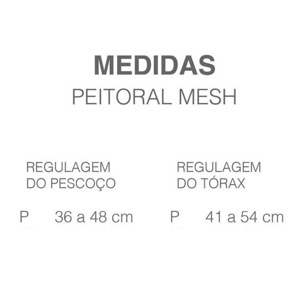 Peitoral Coleira Mesh Xadrez Tamanho P Meemo - Imagem 3