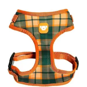 Peitoral Coleira Mesh Xadrez Tamanho P Meemo