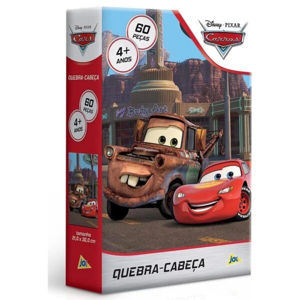 Quebra Cabeca Carros 60 Pecas Toyster 3074