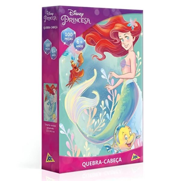 Quebra Cabeca Pequena Sereia 100 Pecas 6+ Toyster