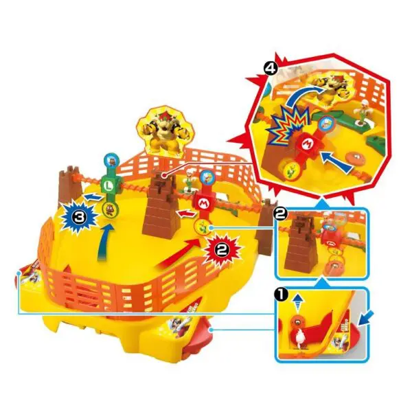 Super Mario Jogo Fire Mario Stadium Epoch - Imagem 3