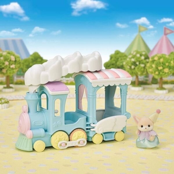 Trem Arco-Iris Flutuando na Nuvem - Sylvanian Families Epoch - Imagem 4