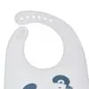 Babador De Silicone Com Pega Migalhas Tigor T. Tigre BB - Imagem 3