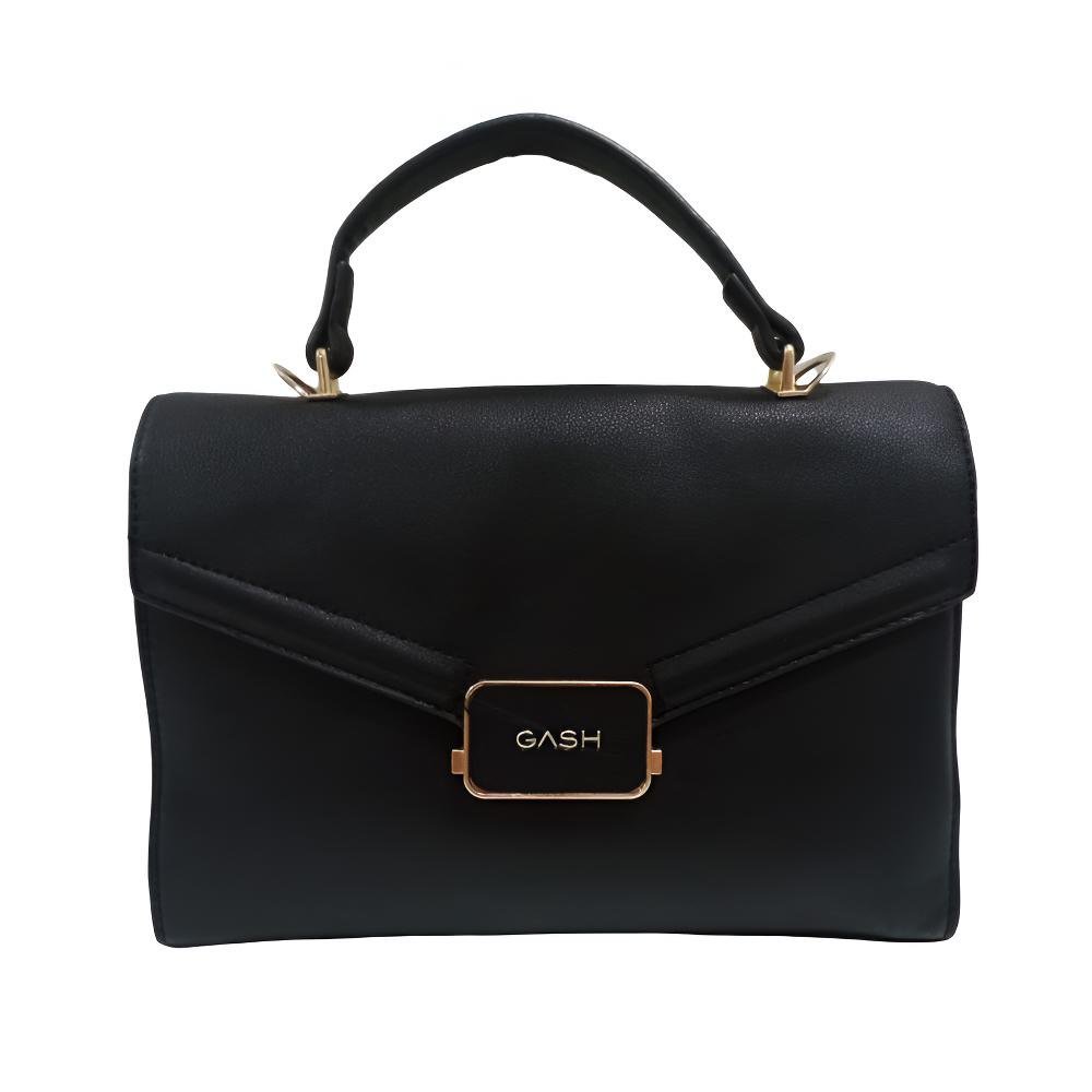 Bolsa Transversal Couro Sintetico Envelope Gash Preto - Imagem 2