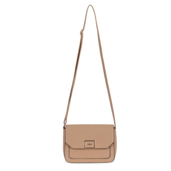 Bolsa Transversal Couro Sintetico Gash Bege - Imagem 2