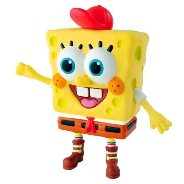 Boneco De Vinil Articulado Bob Esponja E Gary Babies - Imagem 2