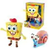 Boneco De Vinil Articulado Bob Esponja E Gary Babies