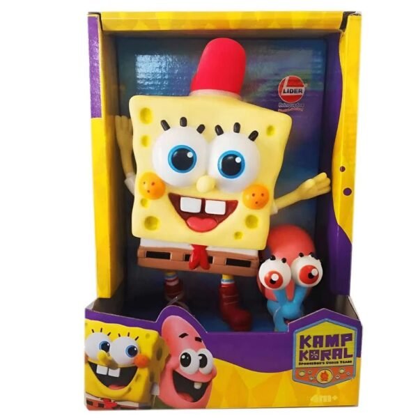 Boneco De Vinil Articulado Bob Esponja E Gary Babies - Imagem 4