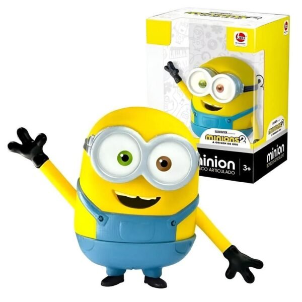 Boneco De Vinil Articulado Minions Bob Minions 2