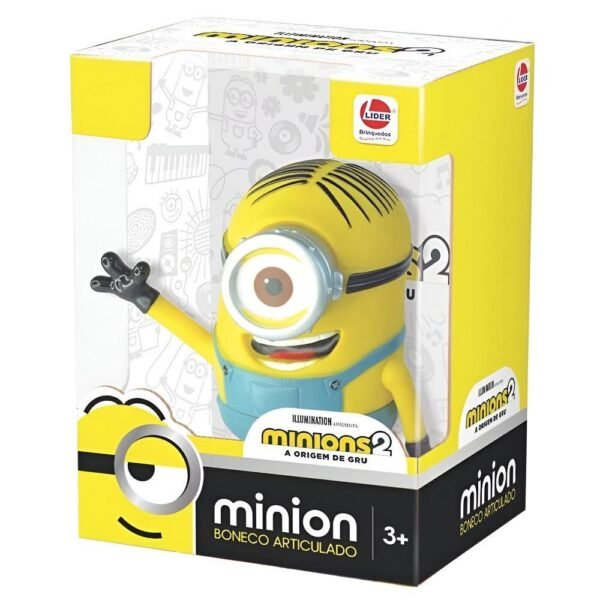 Boneco De Vinil Articulado Minions Stuart Minions 2 - Imagem 3