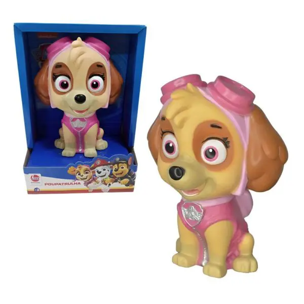 Boneco Cofrinho Poupatrulha Sky Patrulha Canina