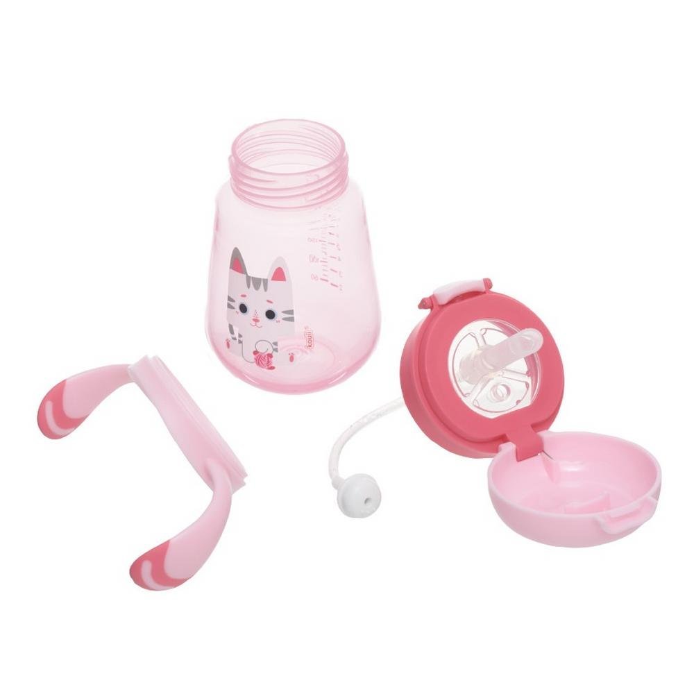 Copo De Treinamento Com Alcas 300ml Kouii Filhotiis Gata Mia - Imagem 6