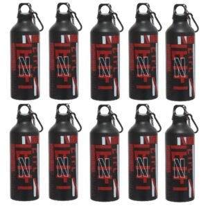 Kit 10 Garrafas Squeezes De Aluminio 500ML PROMOCAO Netflix