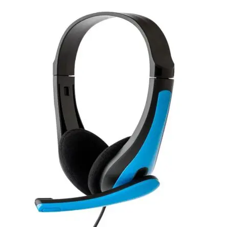 Headset Game S-T56 Com Microfone Azul Leo E Leo