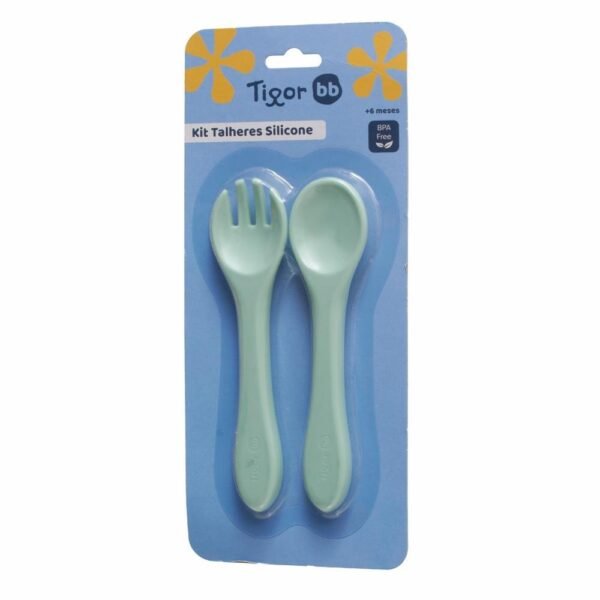 Kit Talheres De Silicone Infantil Tigor T. Tigre BB - Image 3