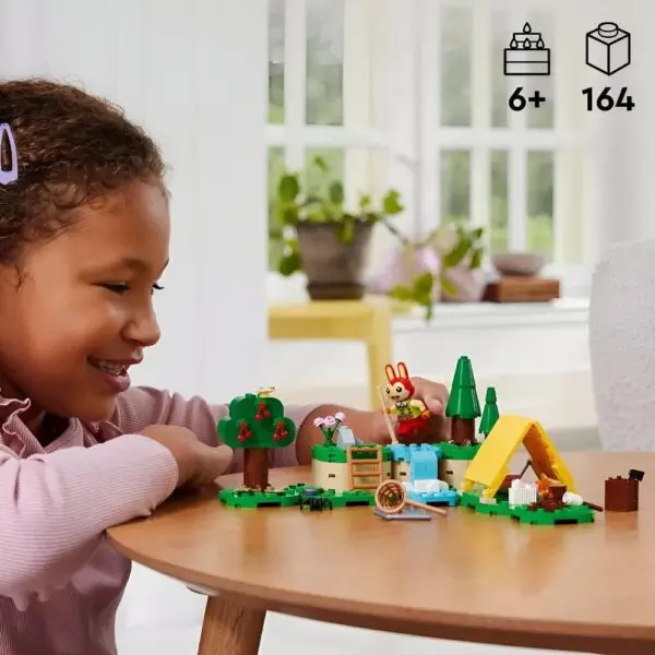 Lego Animal Crossing Acampamento Da Bunnie 164 Pecas 77047 - Imagem 5