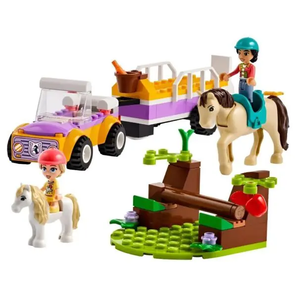 Lego Friends Trailer De Cavalos E Ponei 105 Pecas 42634 - Imagem 2