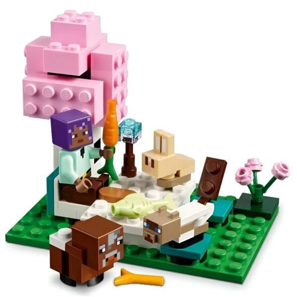 Lego Minecraft O Santuario Animal 206 Pecas 21253 - Imagem 3