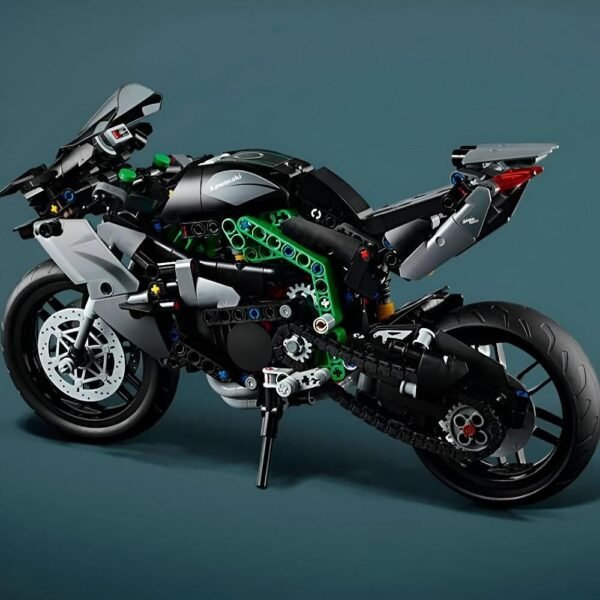 Lego Technic Motocicleta Kawasaki Ninja H2R 643 Pecas 42170 - Imagem 4