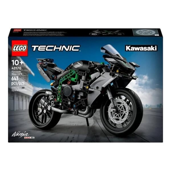 Lego Technic Motocicleta Kawasaki Ninja H2R 643 Pecas 42170 - Imagem 8