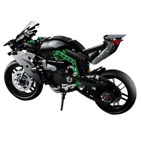 Lego Technic Motocicleta Kawasaki Ninja H2R 643 Pecas 42170 - Imagem 3