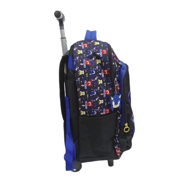 Mochila De Rodinha Com Alcas Sonic The Hedgehog Luxcel - Imagem 2