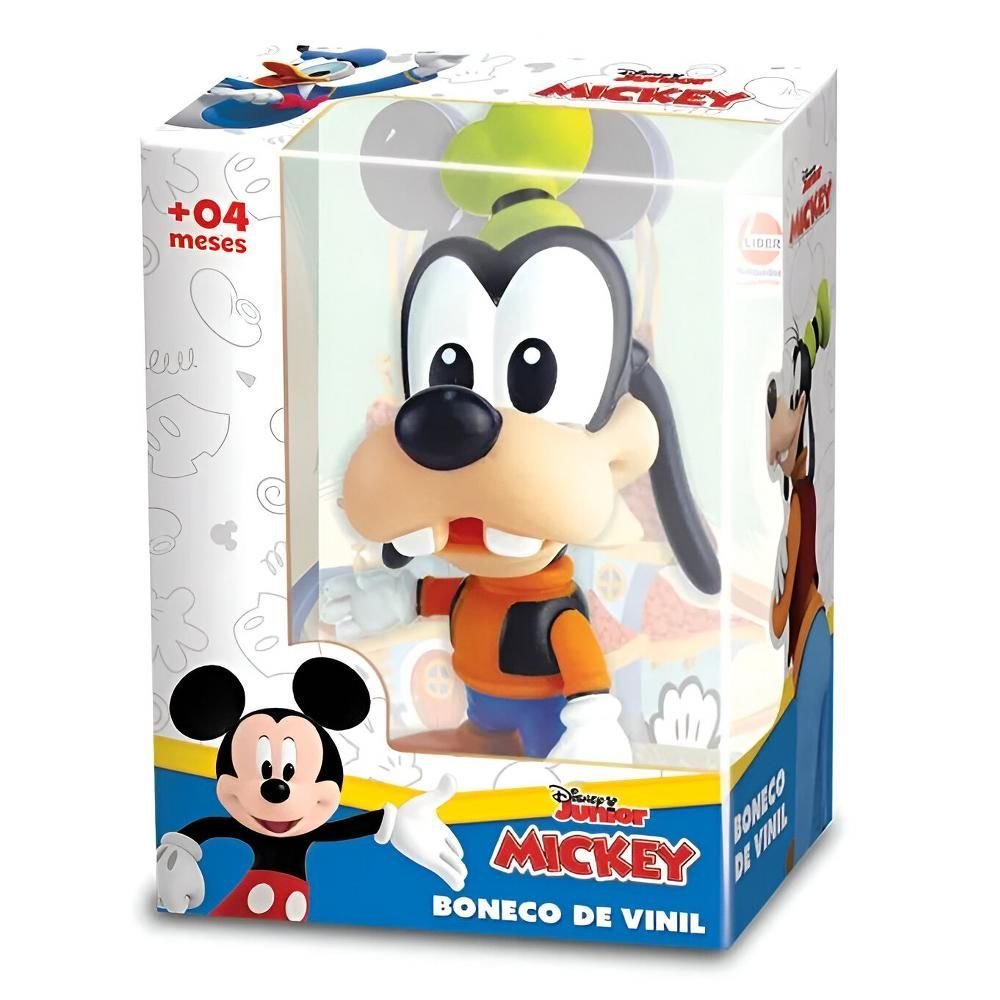 Boneco De Vinil Mickey E Amigos - Pateta 12cm Lider - Imagem 3