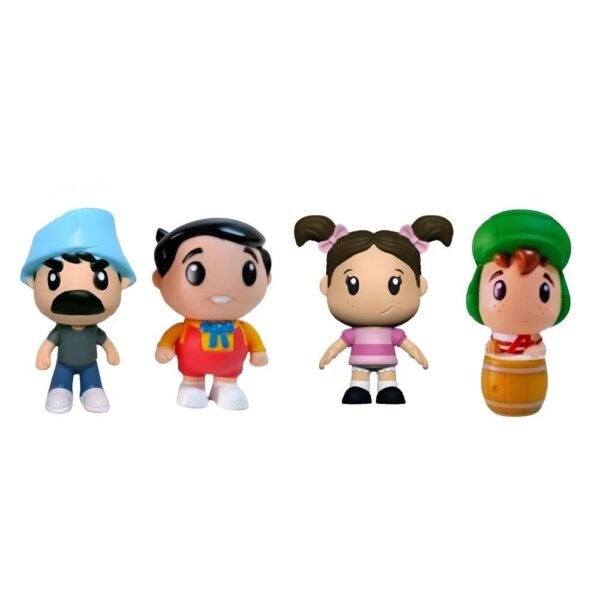 Bonecos De Vinil Chaves No Barril Nhonho Popis E Seu Madruga - Imagem 2