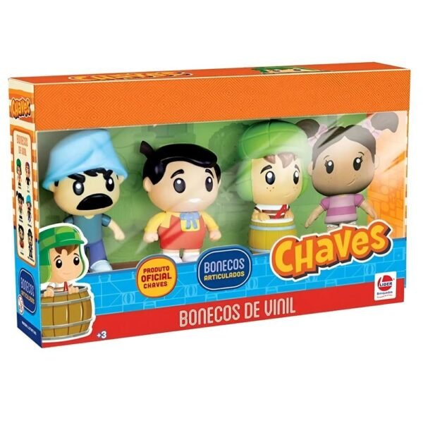 Bonecos De Vinil Chaves No Barril Nhonho Popis E Seu Madruga - Imagem 3