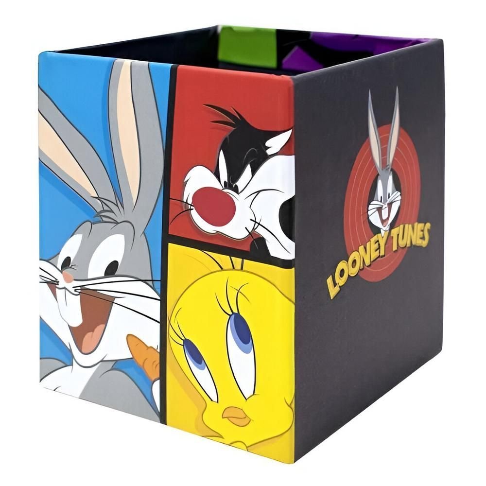 Kit 2 Organizadores De Mesa Looney Tunes Dac - Imagem 2