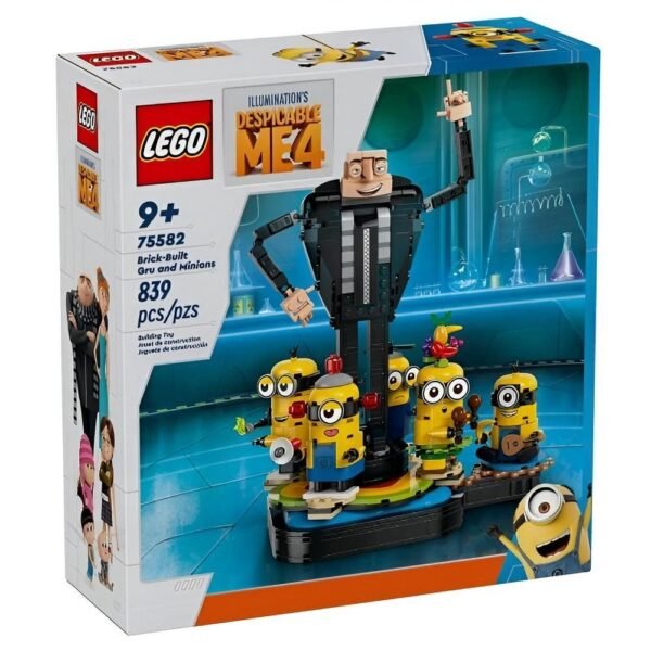 Lego Meu Malvado Favorito 4 Gru E Minions 839 Pecas 75582 - Imagem 4
