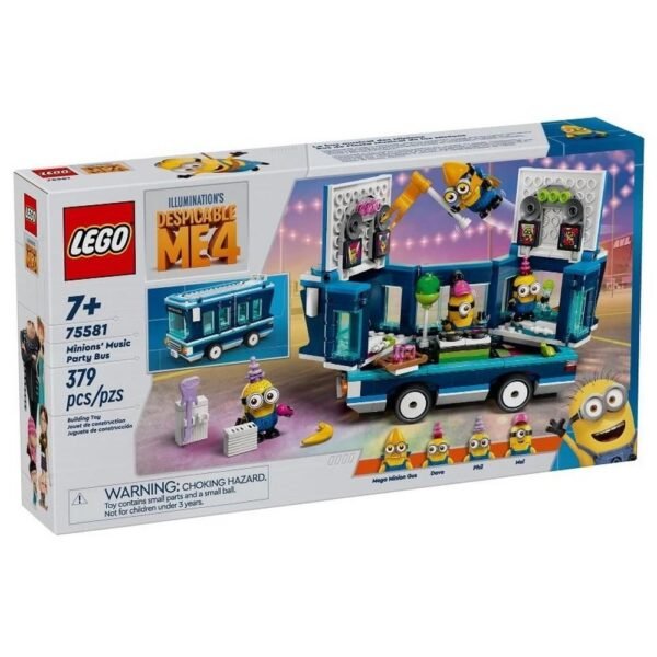 Lego Meu Malvado Favorito 4 Onibus Festa Musical 379P 75581 - Imagem 6