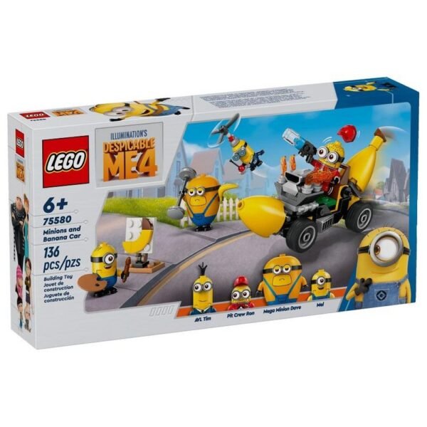 Lego Meu Malvado Favorito 4 Minions E Carro Banana 75580 - Imagem 7