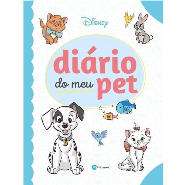 Livro Diario Do Meu Pet Disney Culturama