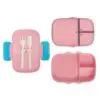 Marmita Bento Box Infantil Kouii Filhotiis Borboleta Pipa - Imagem 3