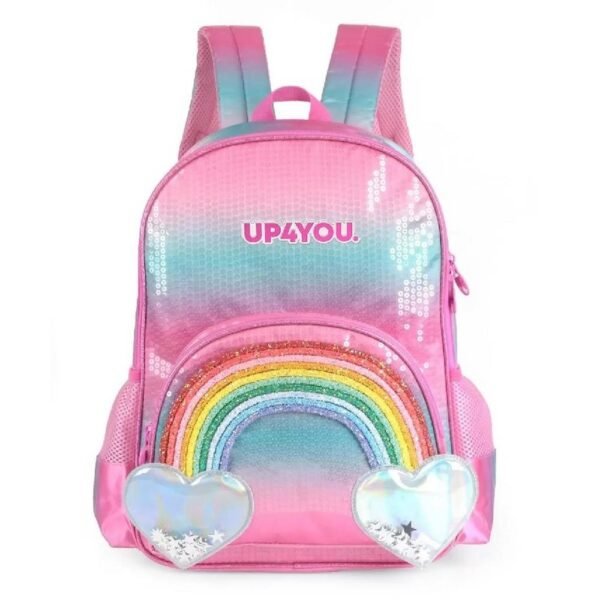 Mochila De Costas Infantil Up4You Arco Iris Luxcel
