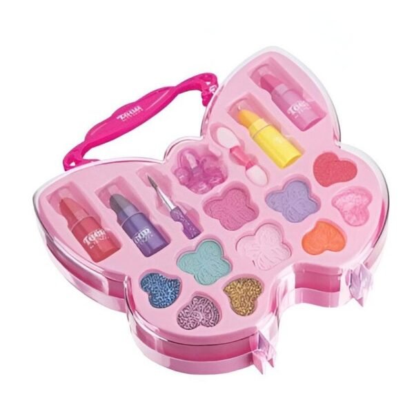Maquiagem Infantil Paleta Sombras Batom Gloss Unicorn Fenzza - Imagem 2